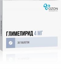 Глимепирид 4мг таблетки №30 (ОЗОН ООО)